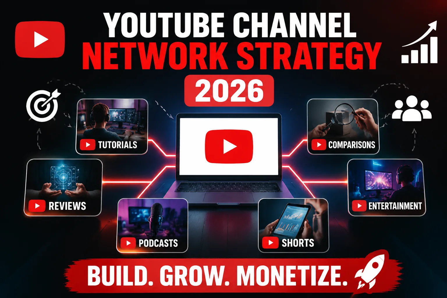 Strategie voor YouTube-kanaalnetwerken 2026: hoe bouw je schaalbare contentsystemen op?