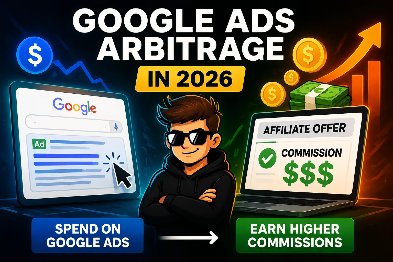 Arbitraż w Google Ads w 2026 roku: kompletny przewodnik dla partnerów afiliacyjnych